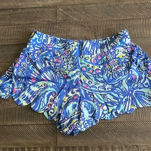 Lilly Pulitzer Scalloped Shorts